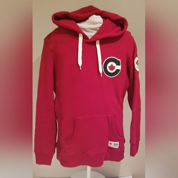 HUDSONS  BAY CO. Olympics RED Hoodie *** Womens SIZE Medium - Picture 13 of 14
